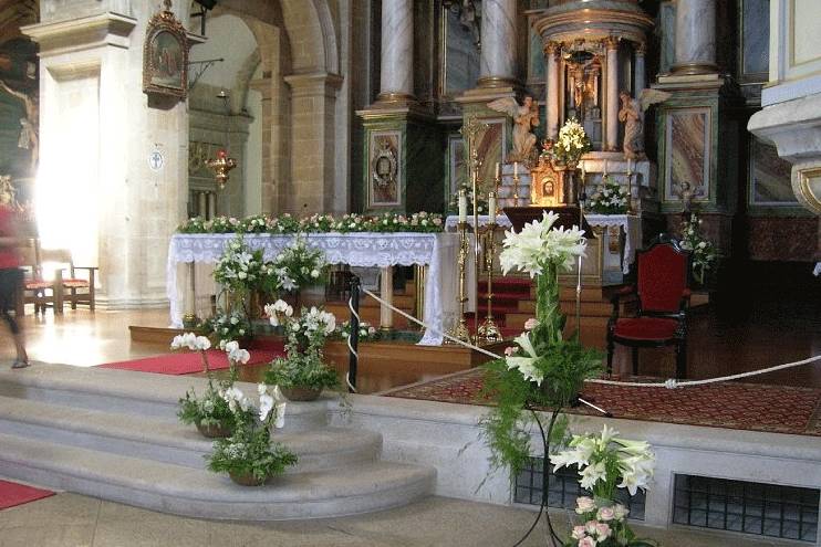 Flores para iglesia