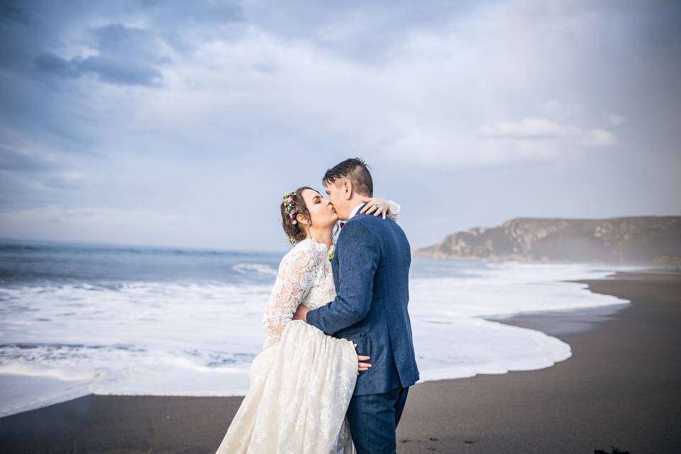 Postboda en la playa