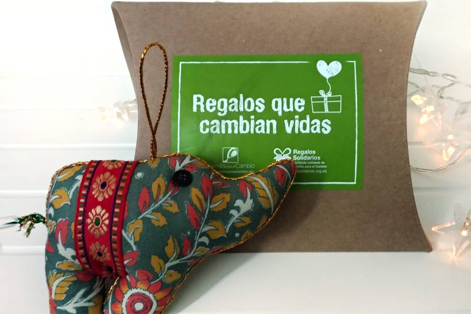 Elefante con petaca