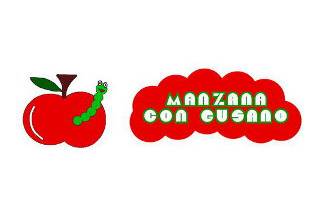 Manzana con Gusano