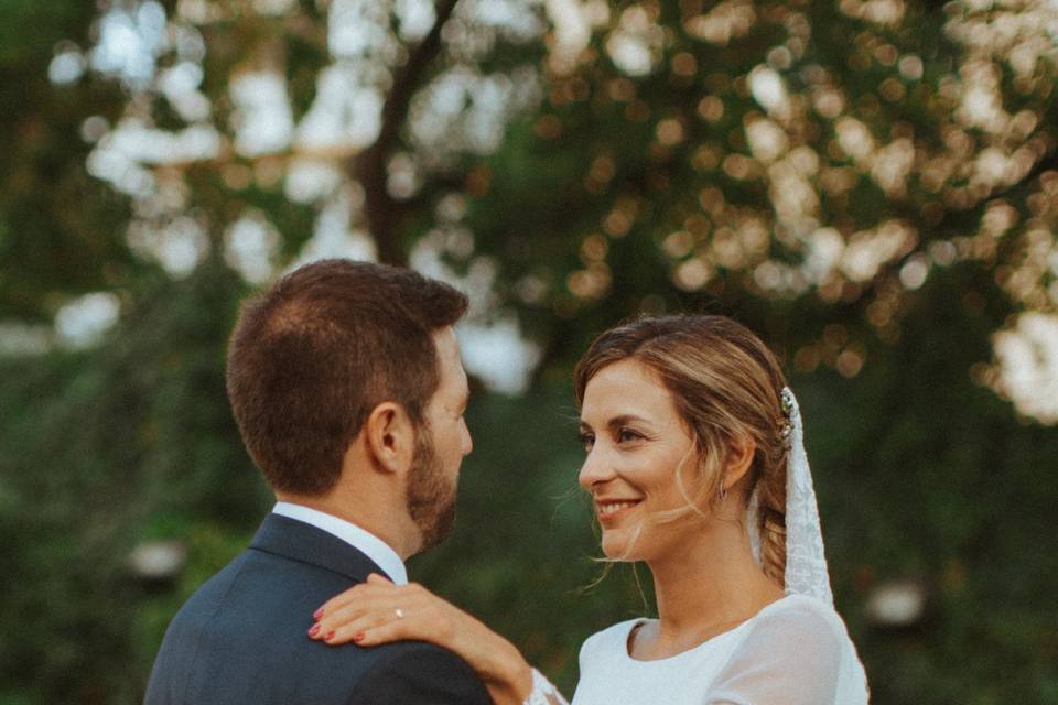 Novios recién casados