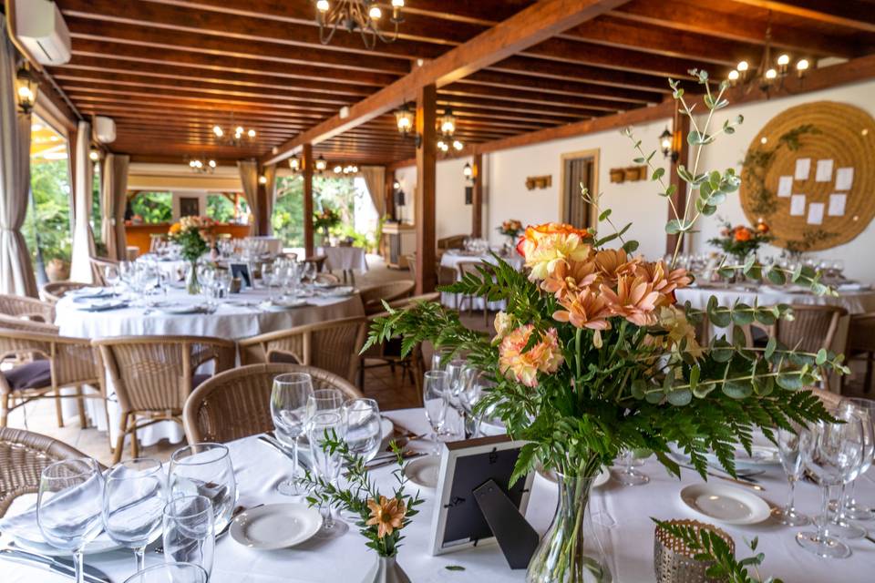 Banquete en terraza