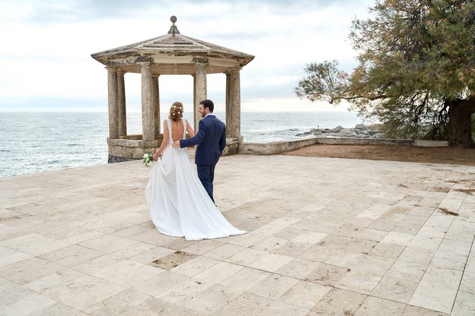 Boda en orilla del mar