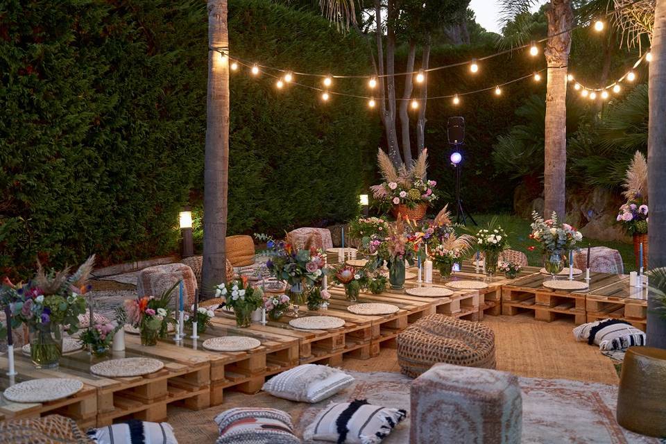 Boho chic Decoracion de boda r