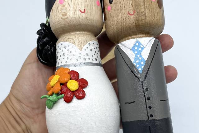 Detalles finales muñecos novio