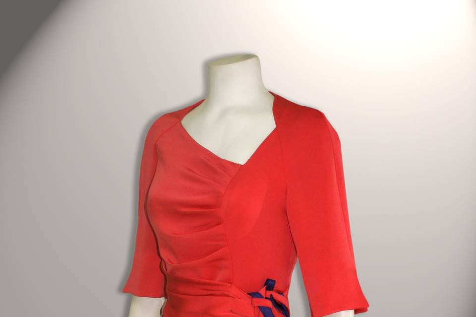 Vestido coral