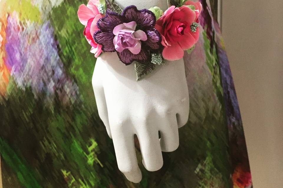 Pulsera de flores