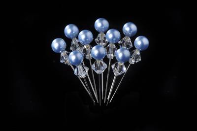 Alfiler Celeste Cristal 03