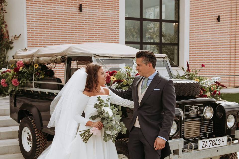 Novios en la bodega