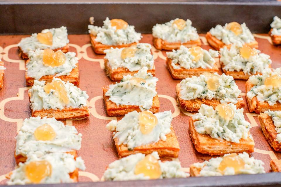 Mini tostas gourmet