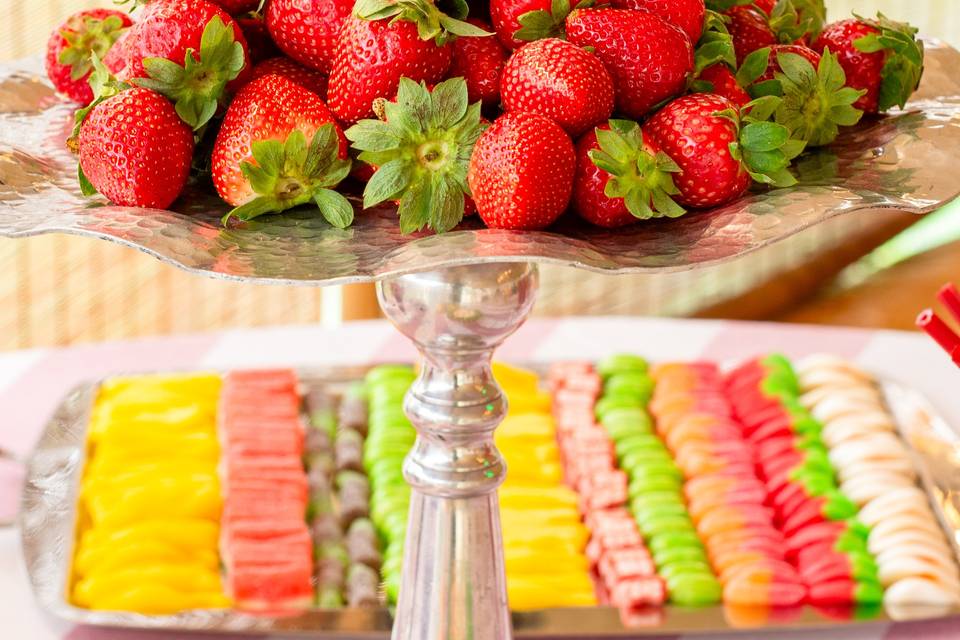 Soporte de fresas por niveles