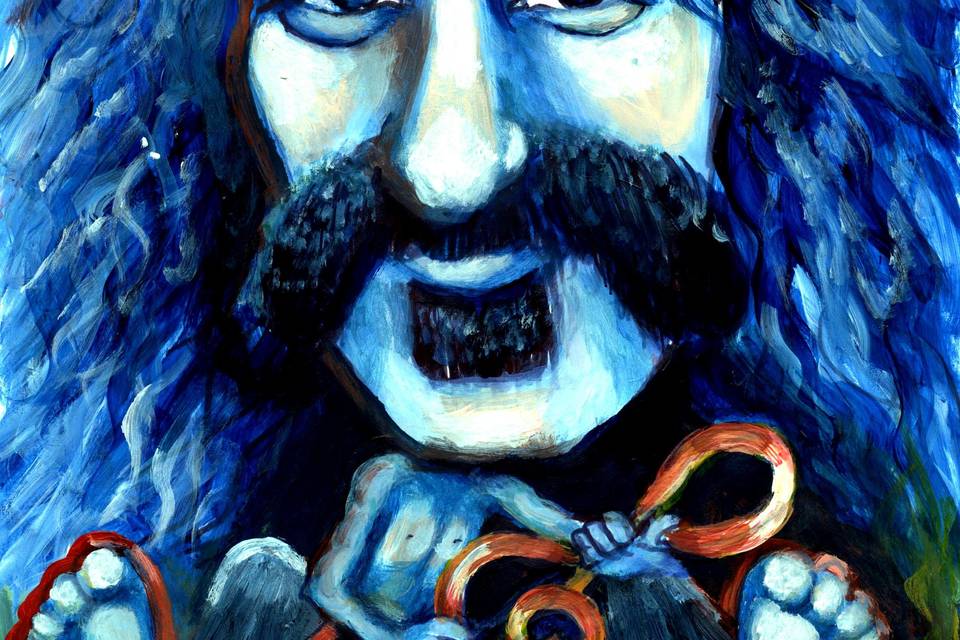 Caricatura Frank Zappa