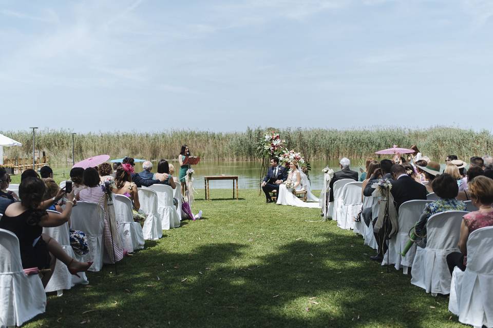 Ceremonia civil en la albufera