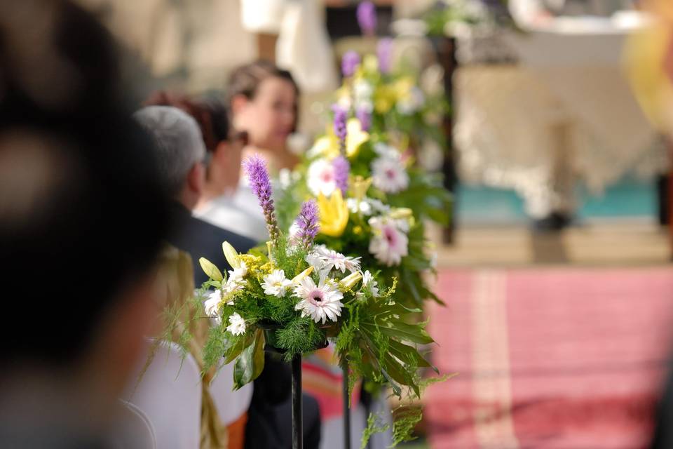 Detalle de la ceremonia