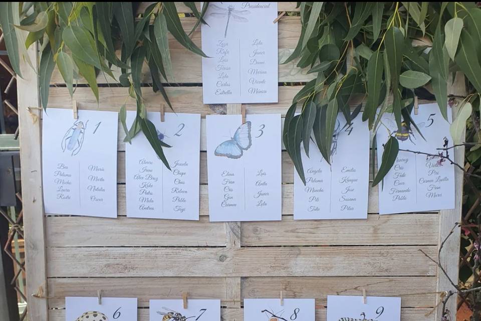 Seating plan personalizado