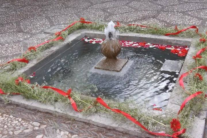 Decoración de fuente de entrada