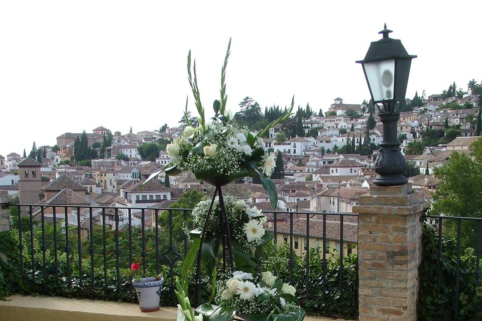 Decoración subida para la escalera