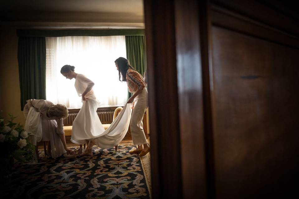 Y ahora nos vestimos j&C