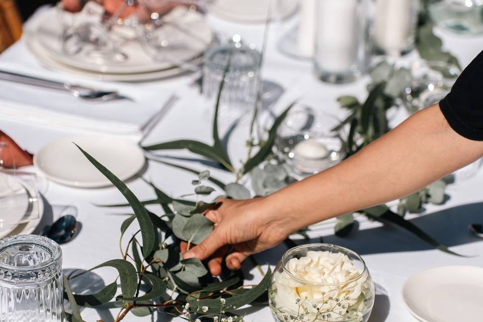 Decoración banquete