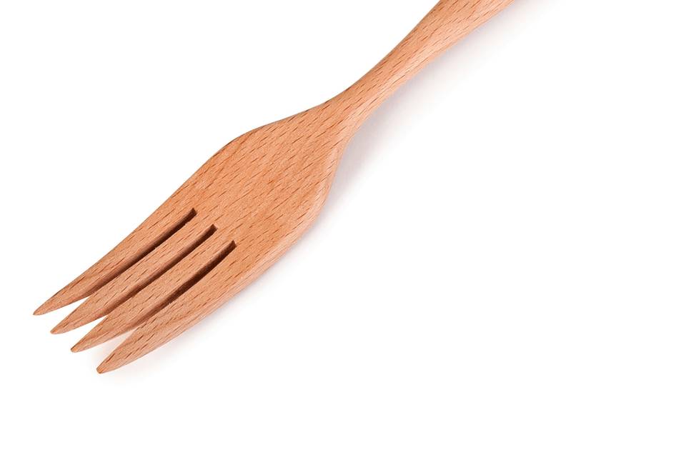 Tenedor de madera - Ibili