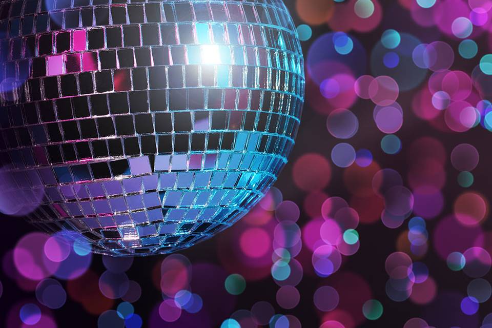 Disco Móvil con decoración