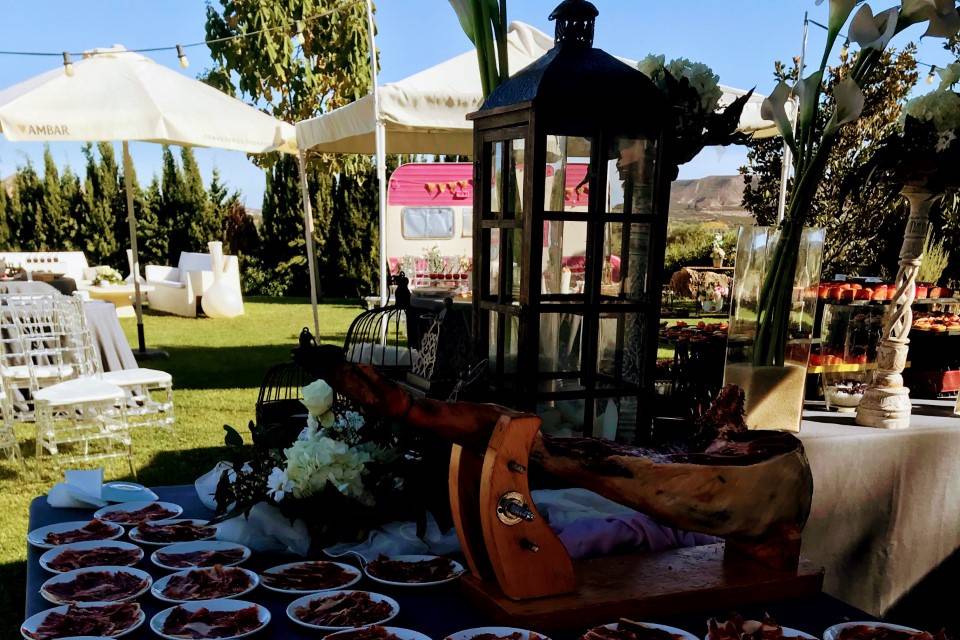 Buffet de jamón