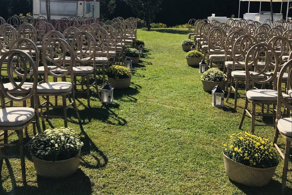 Bodas civiles en el jardín