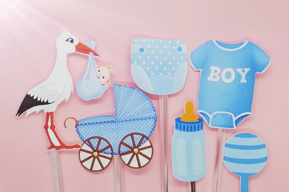 Toppers de baby shower