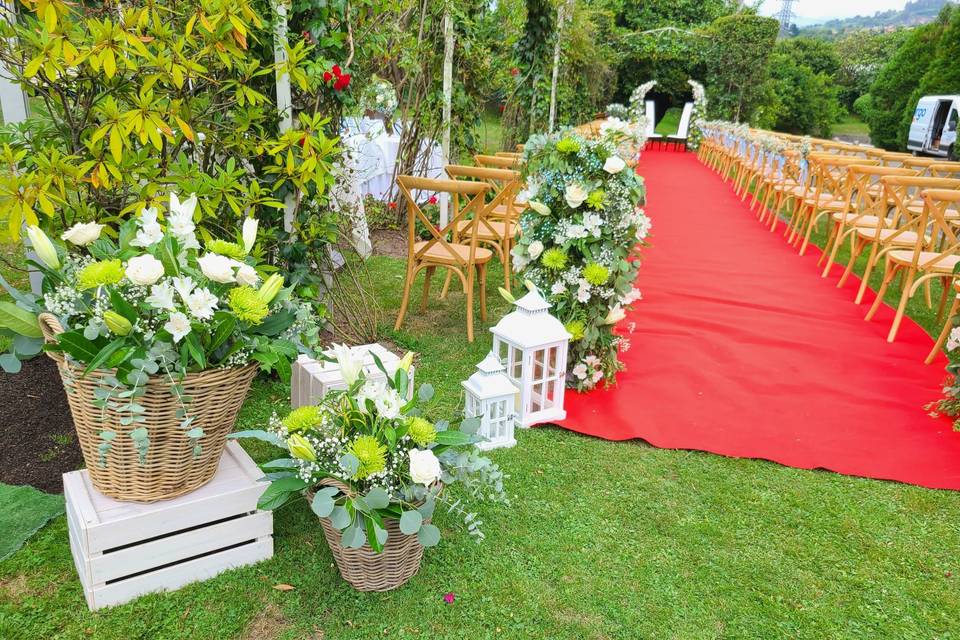 Cestas de flores