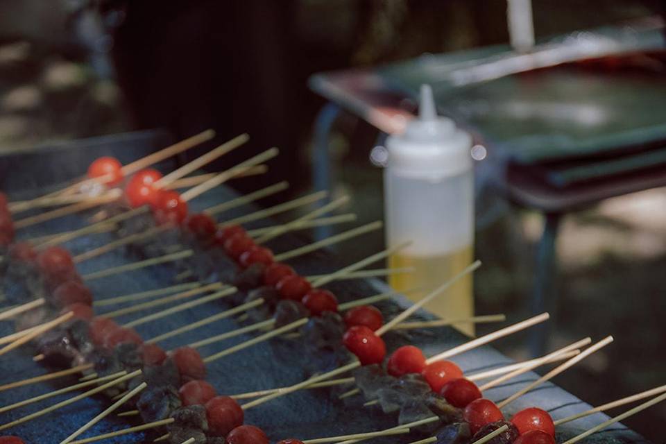 Brochetas solomillo