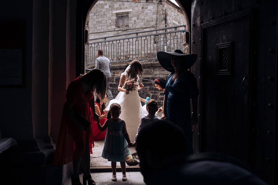 Preparativos de la novia