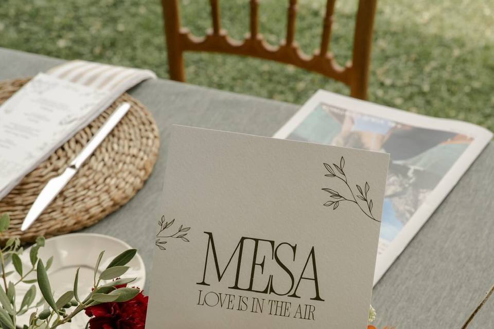 Mesa novios