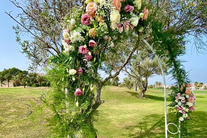 Arco de flores