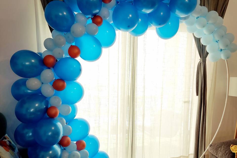 Decoración con globos