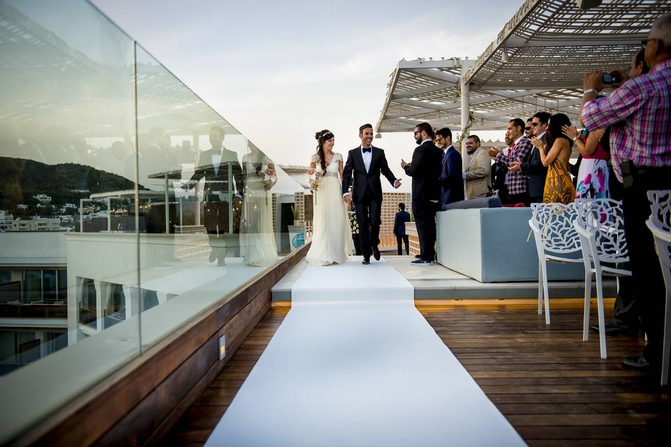 Ceremonia en Roof Terrace