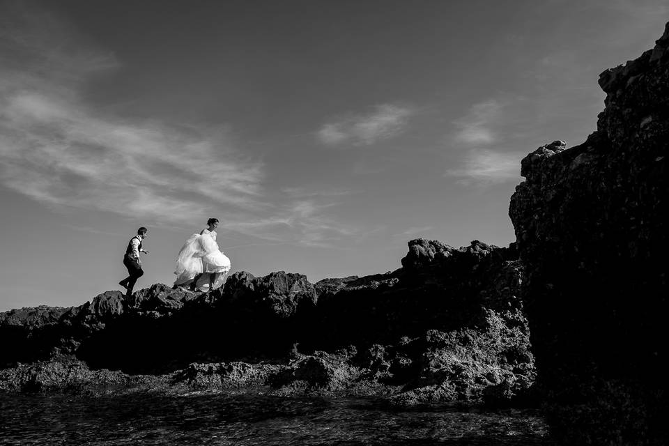 Potboda en la playa