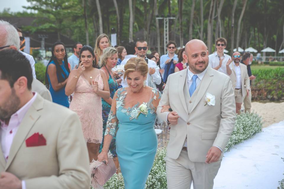 Boda en la playa de Krabi