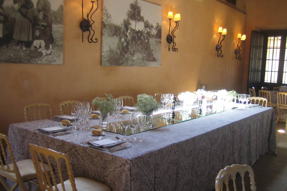 Mesa para los invitados