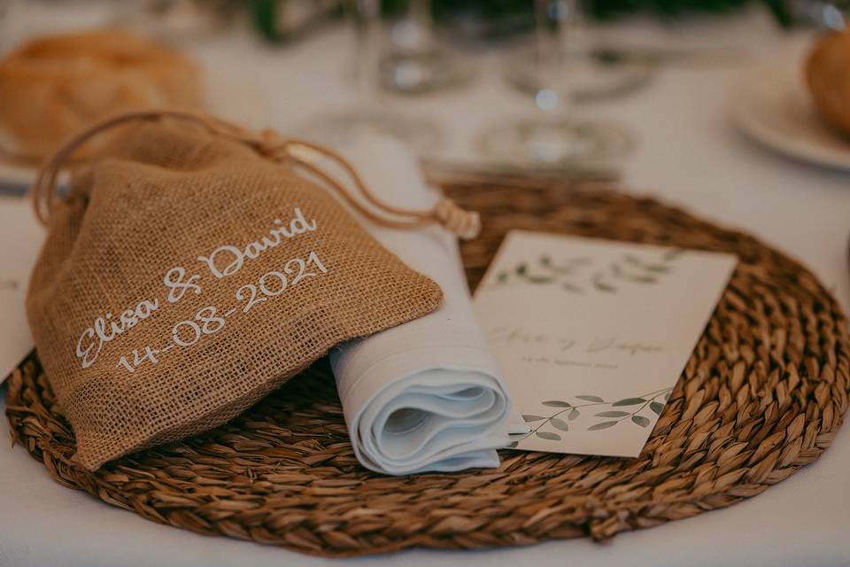 Banquete en el salón