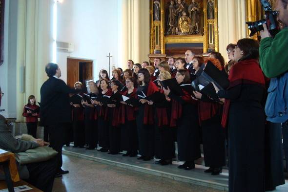 Coro en ensayo general