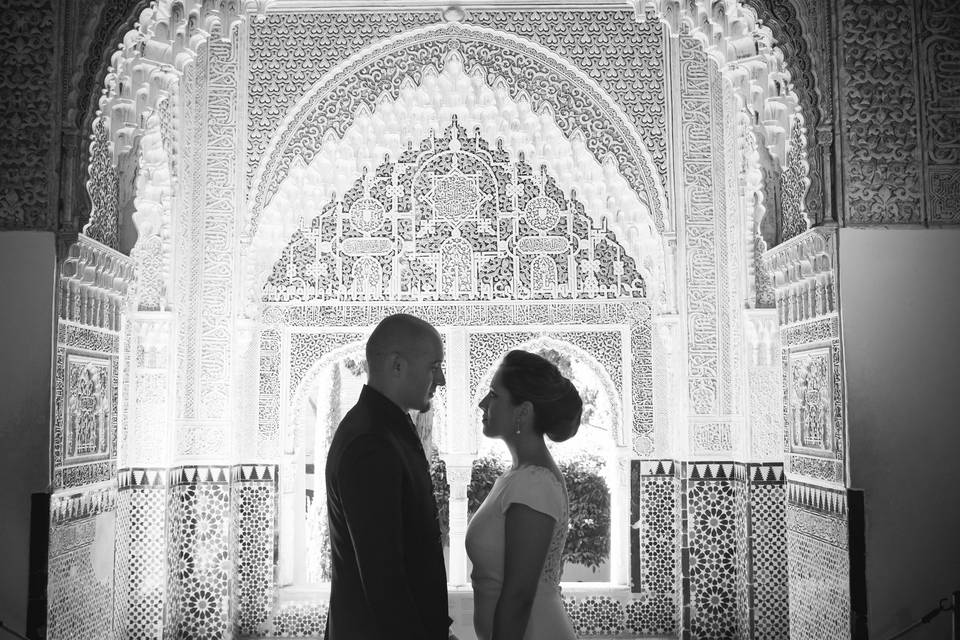 Gema & Jose, postboda en la La Alhambra