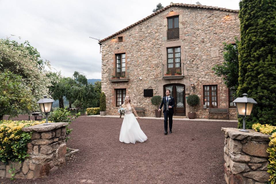 Sesión de fotos en la masia