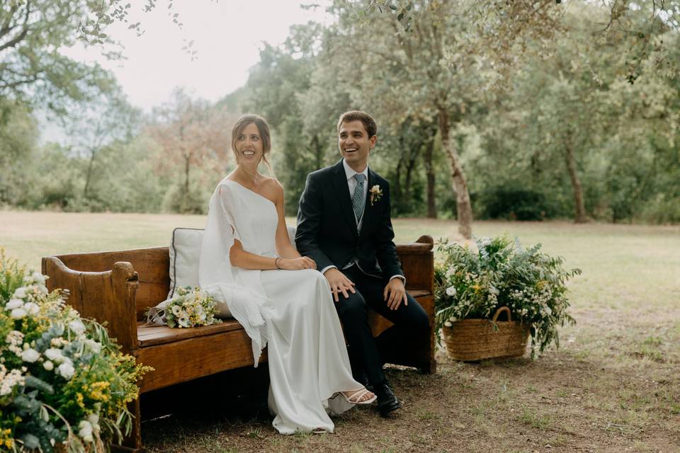 Ceremonia civil en el bosque