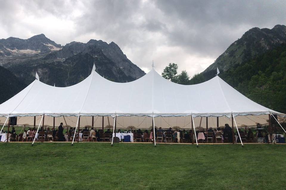 Carpa para banquete