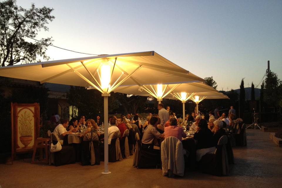 Cenas en el jardín