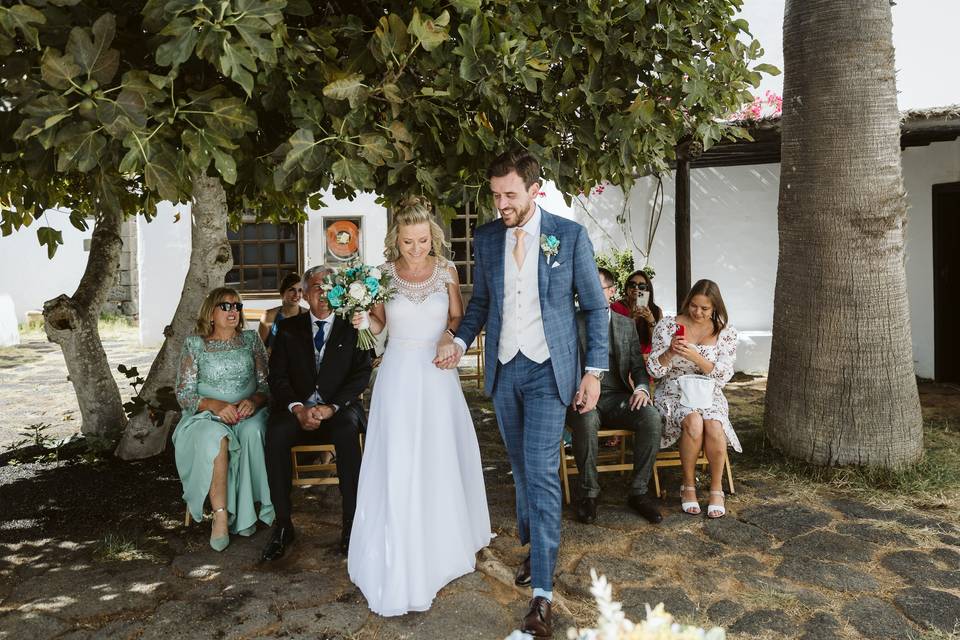 Boda en Los Jameos, Lanzarote