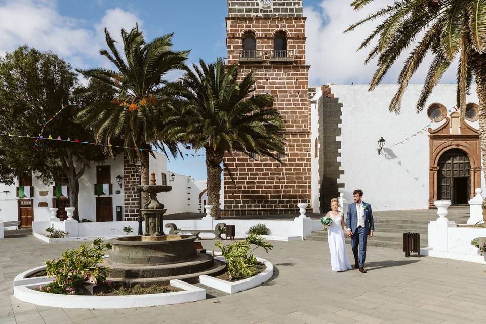 Boda en Los Jameos, Lanzarote