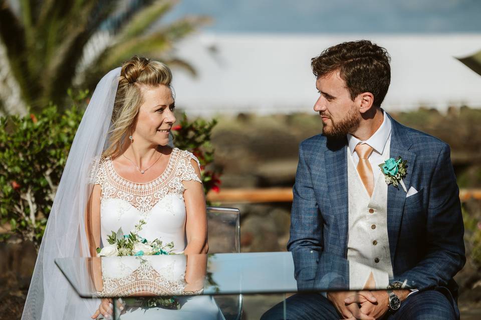 Boda en Los Jameos, Lanzarote