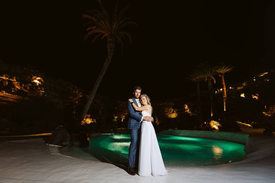 Boda en Los Jameos, Lanzarote