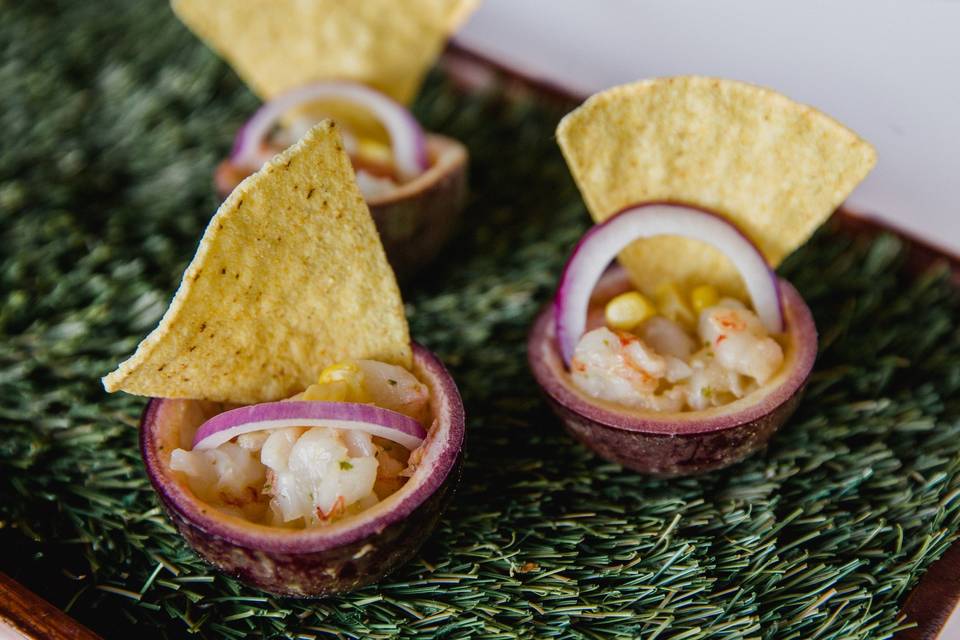 Ceviche de gamba de tarragona